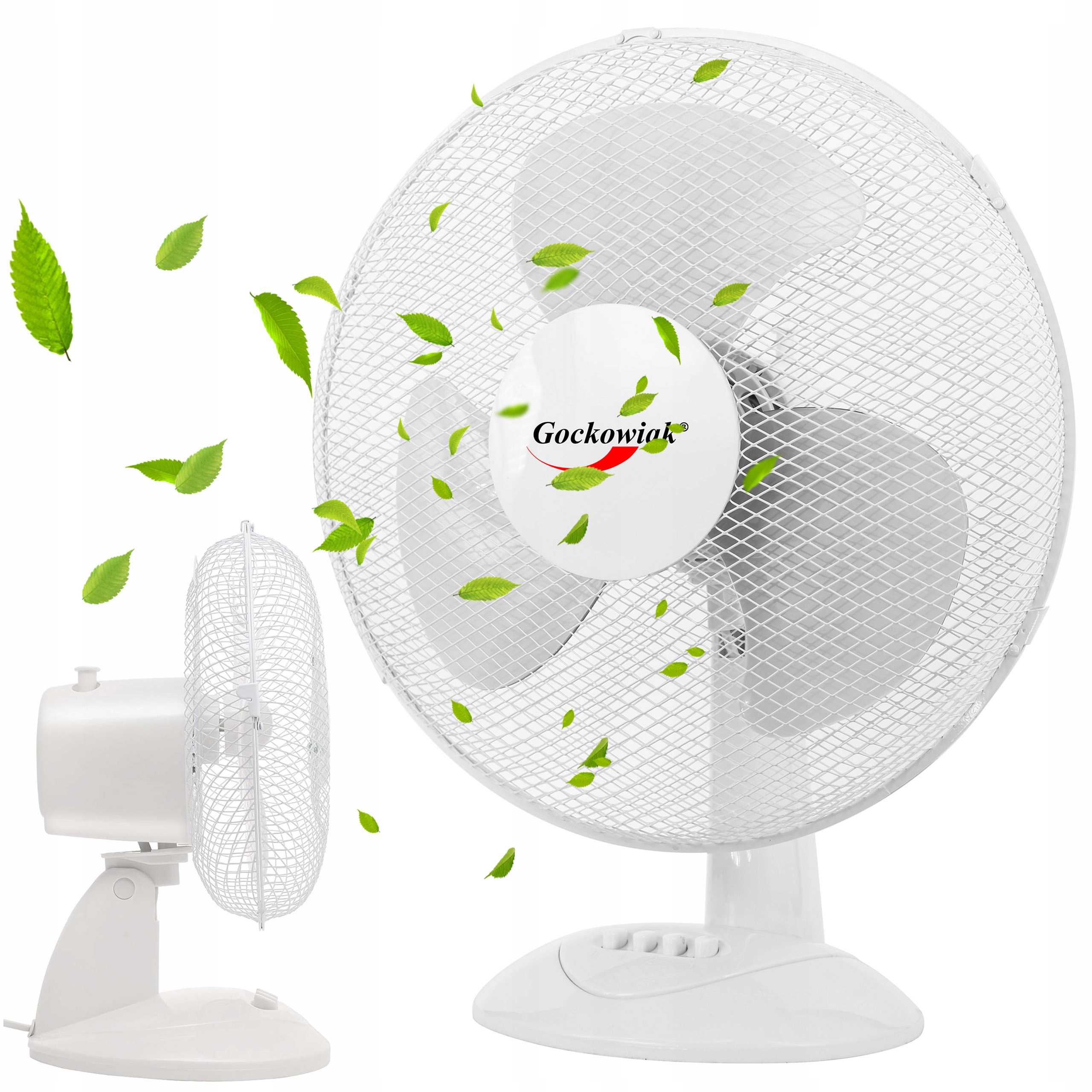Stolný ventilátor Gockowiak Frio, biely